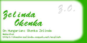 zelinda okenka business card